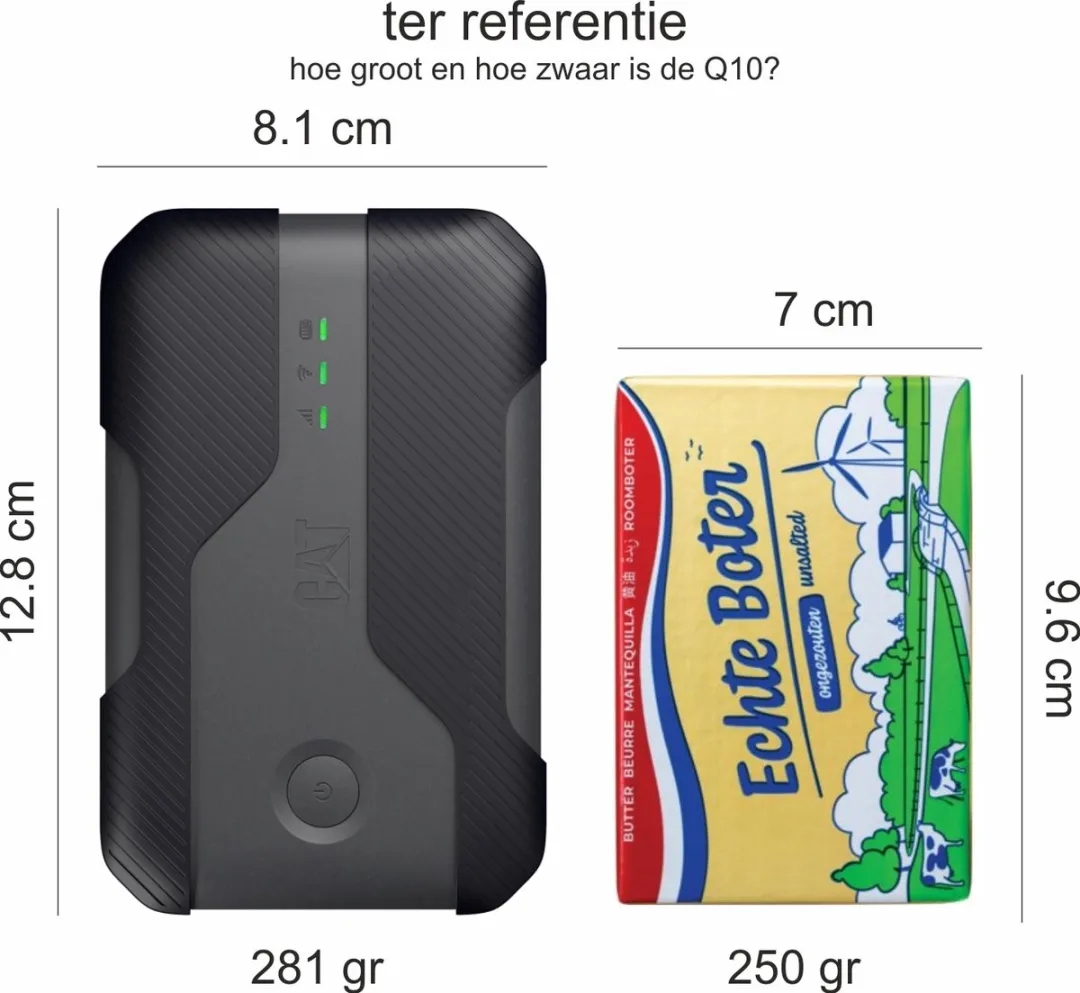Caterpillar Cat Q10 5G Mobile Hotspot CQ10-SAB-RON-NN - Zwart