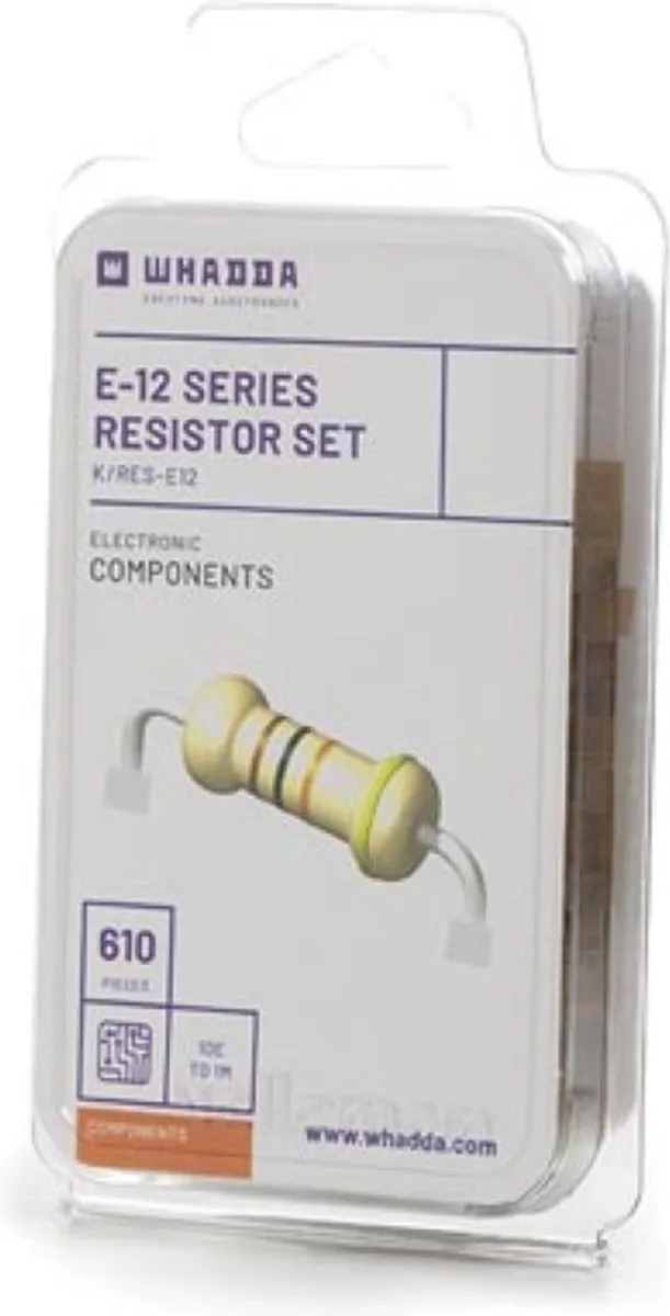 SET VAN 610 WEERSTANDEN (E12-reeks) (K/RES-E12)