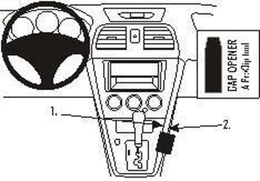 Brodit ProClip Subaru Impreza 2005-2007 Consolehouder