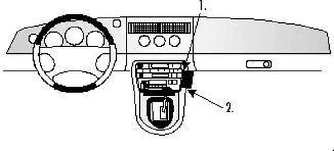 Brodit ProClip 852430 Autospecifieke Houder