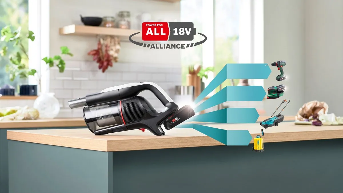 Bosch BCS931WBA Steelstofzuiger - 0.4L HEPA - Wit