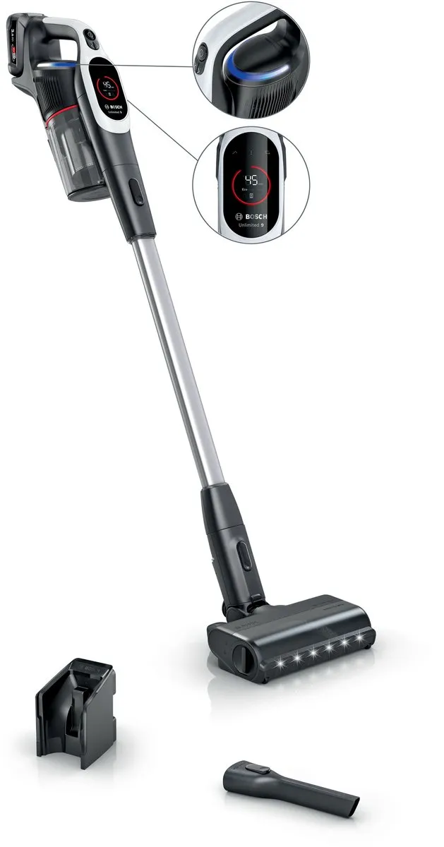 Bosch BCS931WBA Steelstofzuiger - 0.4L HEPA - Wit