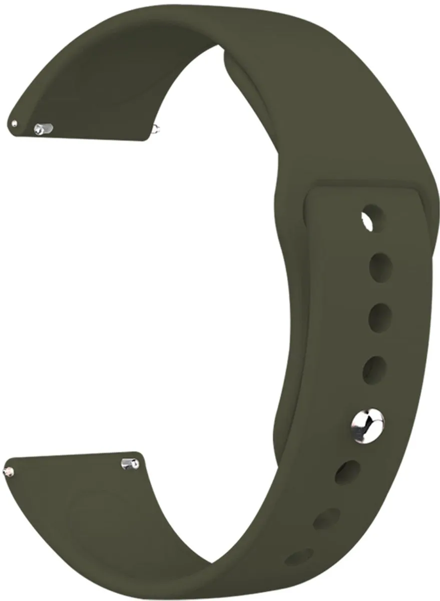 Imoshion Siliconen Bandje Amazfit GTS/BIP - Donkergroen