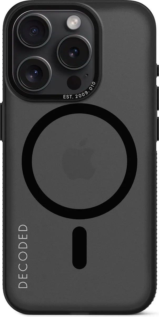 Decoded D24IPO15PBCT2FK iPhone 15 Pro Hoesje - Transparant Zwart
