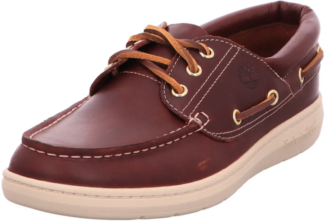Timberland Men Portofino Pier Boat Shoe Burgundy Full Grain-Schoenmaat 47,5