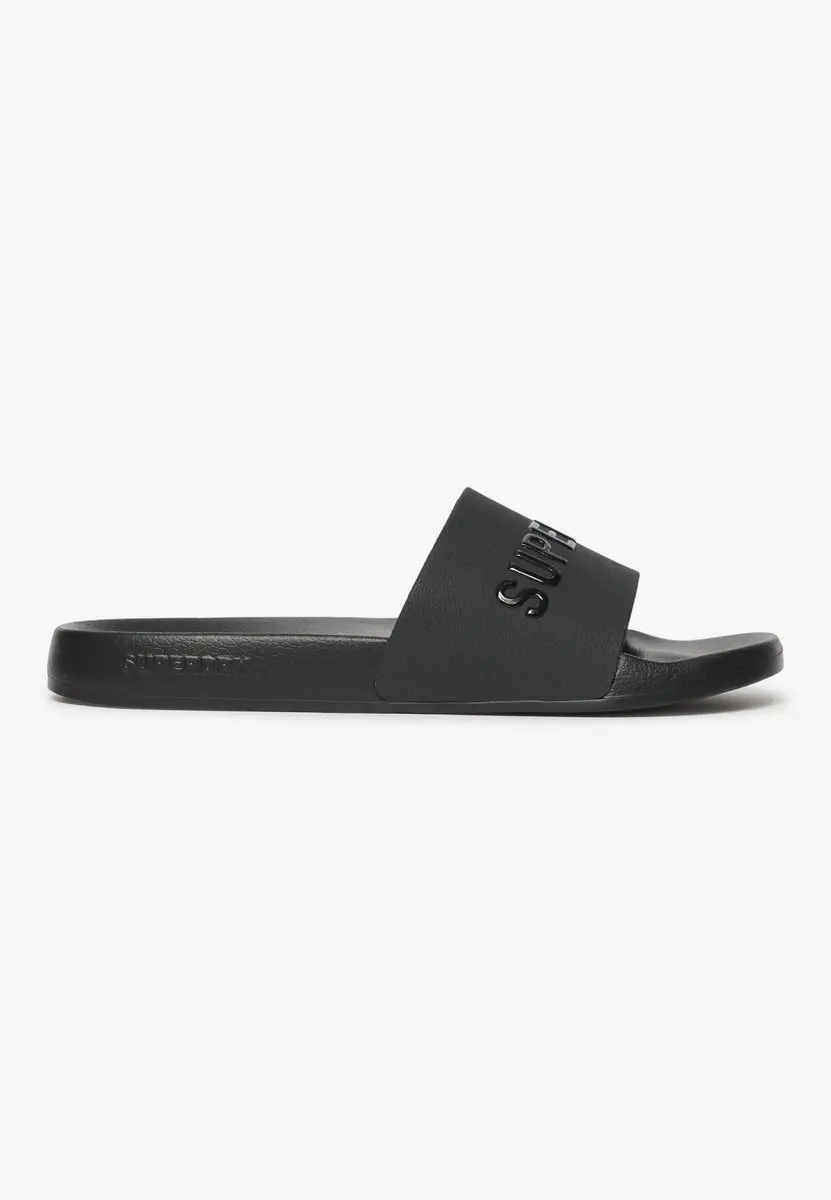 Superdry Logo Vegan Pool Slippers Zwart EU 40-41 Vrouw
