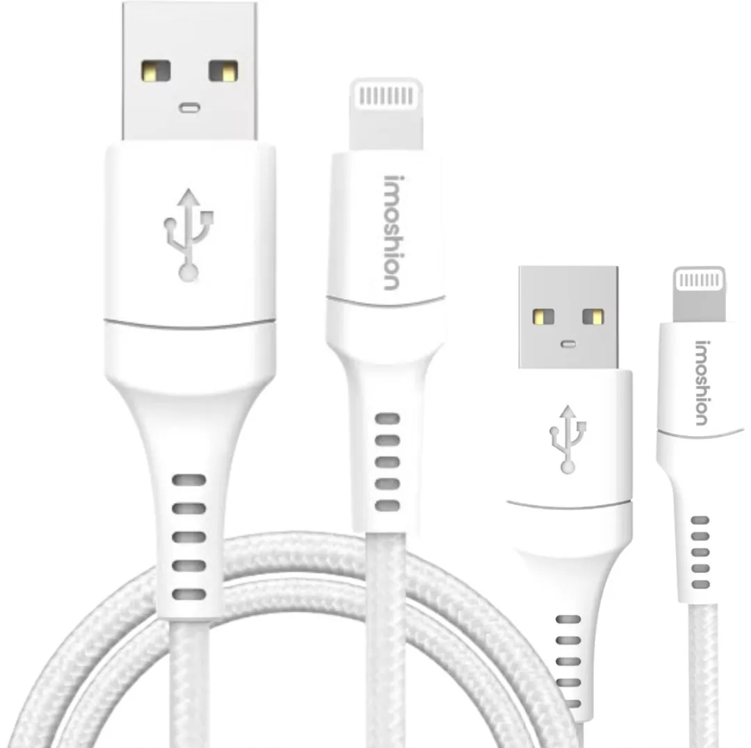 Imoshion Lightning naar USB A Kabel Duopack 1m