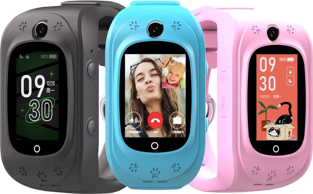GPSHorlogeKids - GPS horloge kind - smartwatch kinderen - SMS - 4G videobellen - spatwaterdicht - SOS alarm - incl. SIM - TINY Roze