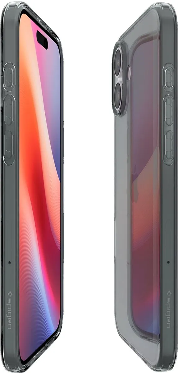 Spigen Crystal Flex Hoesje iPhone 16 Plus - ACS08093 - Grijs/Transparant
