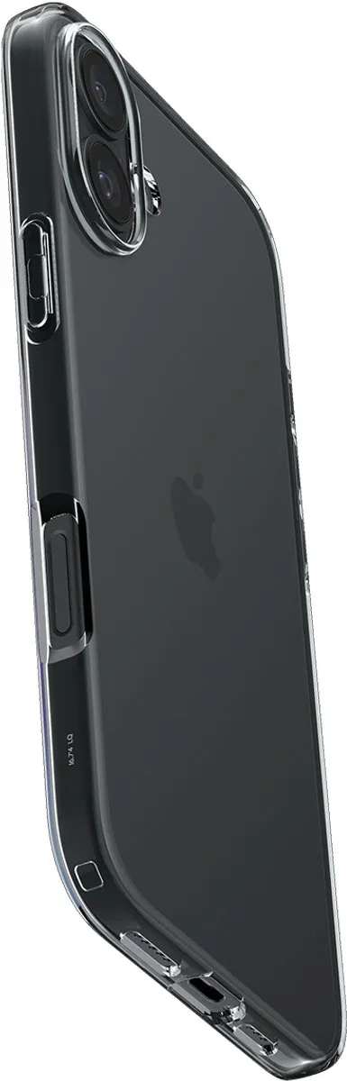 Spigen Crystal Flex Hoesje iPhone 16 Plus - ACS08093 - Grijs/Transparant