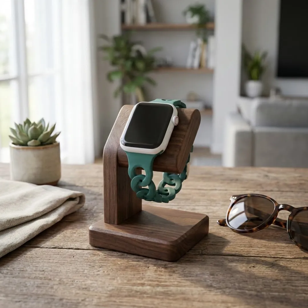 NUVEX Donkergroen Horlogebandje - Apple Watch 42/44/45/49mm