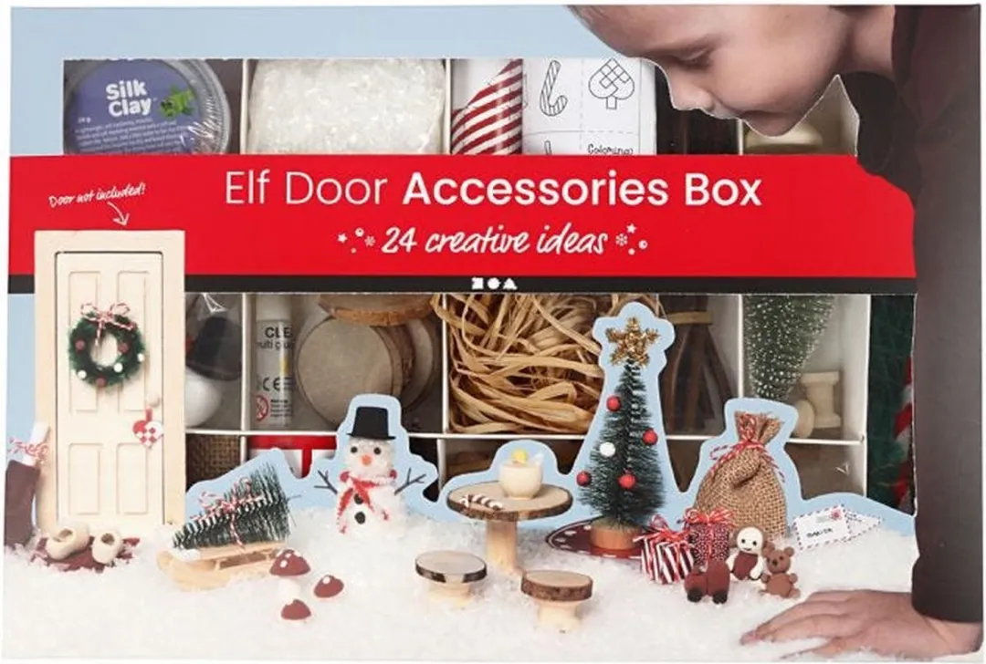 Creativ Company Kerstkabouter Accessoires Box - 24 Stuks