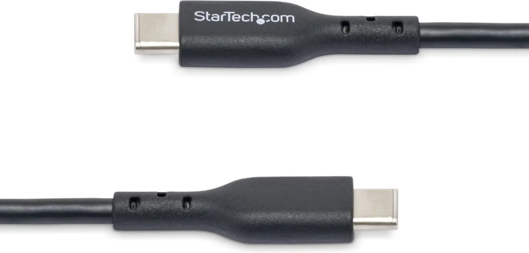 StarTech.com 3m USB-C Laadkabel, USB C Kabel, USB 2.0 Type-C Laptop Oplaadkabel, 60W 3A Power Delivery, TPE Mantel, USB-C Data Transfer Kabel, M/M