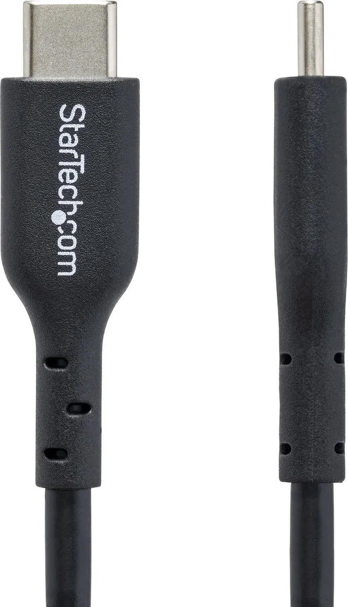 StarTech.com 3m USB-C Laadkabel, USB C Kabel, USB 2.0 Type-C Laptop Oplaadkabel, 60W 3A Power Delivery, TPE Mantel, USB-C Data Transfer Kabel, M/M