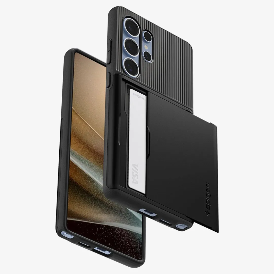 Spigen Slim Armor CS 13256 Hoesje - Samsung Galaxy S25 Ultra - Zwart