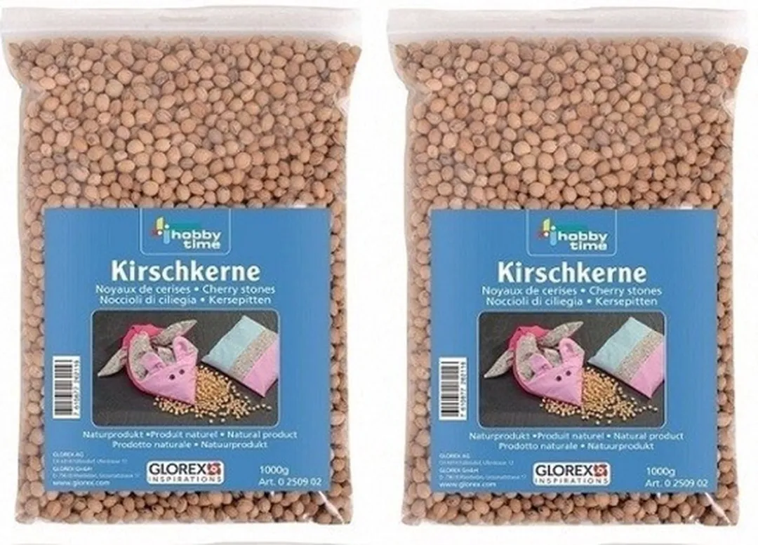 Glorex Hobby Kersenpitten Warmtezak - 2x 1kg - Bruin