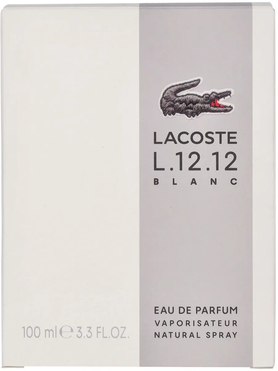 Lacoste Eau de Lacoste L.12.12 Blanc - Eau de Lacoste Blanc - 100 ml - eau de parfum spray - herenparfum