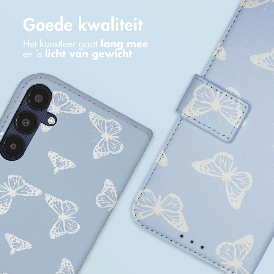 Imoshion Galaxy A25 Hoesje - 3 Pasjes - Butterfly
