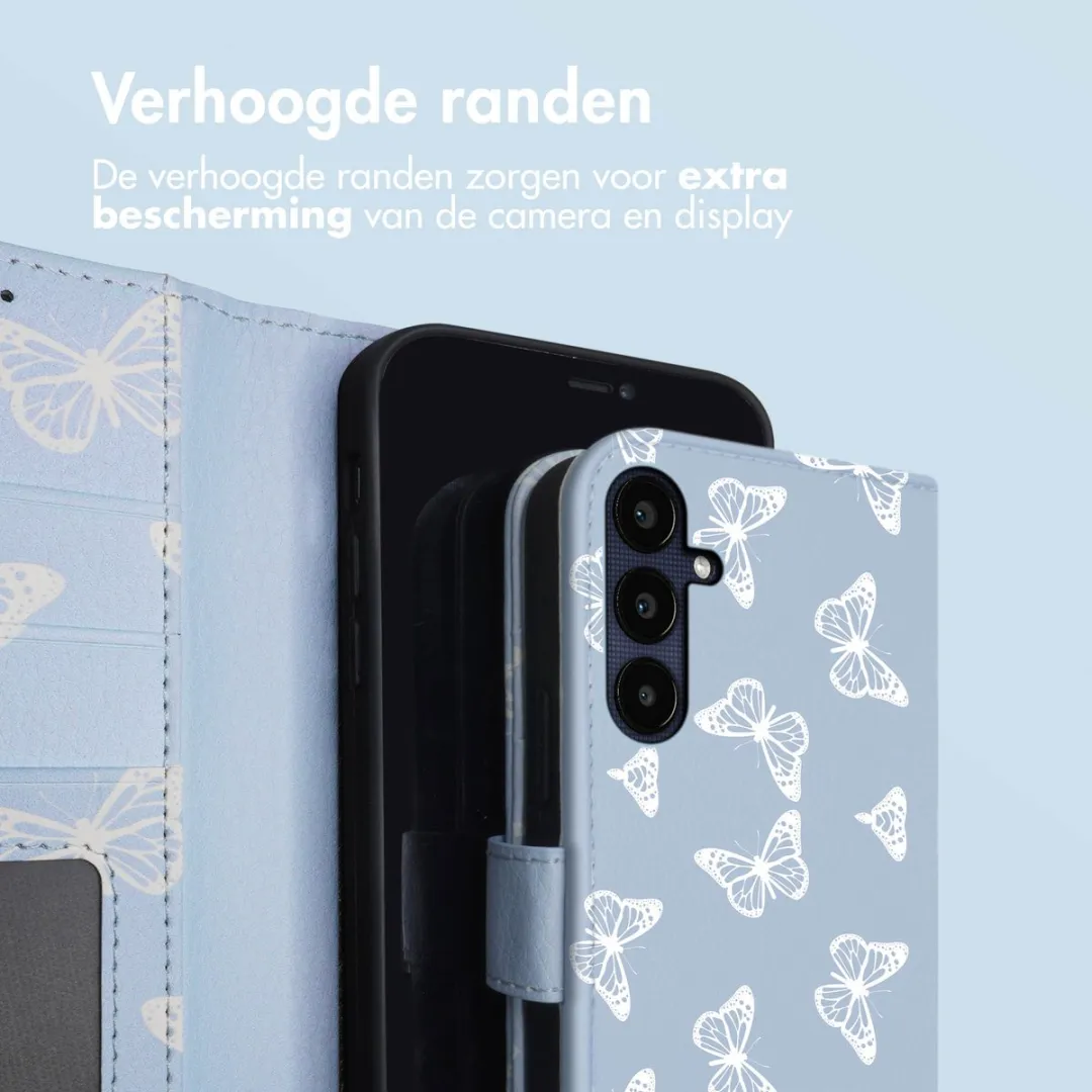 Imoshion Galaxy A25 Hoesje - 3 Pasjes - Butterfly