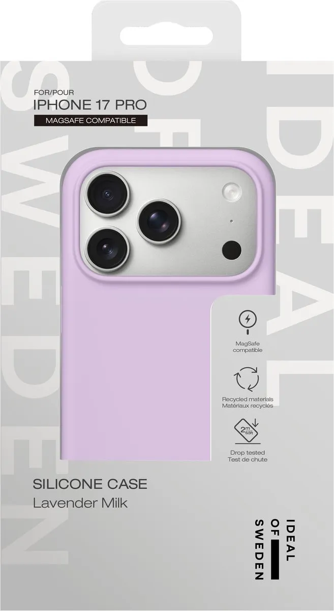 iDeal of Sweden iPhone 17 Pro Silicone Hoesje - Lavender Milk - IDSICMS-I2561P-609