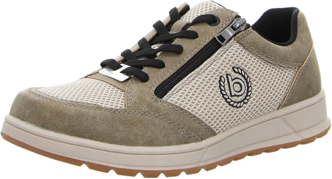 Bugatti Kunststoff (Synthetik) heren sneakers beige maat 40