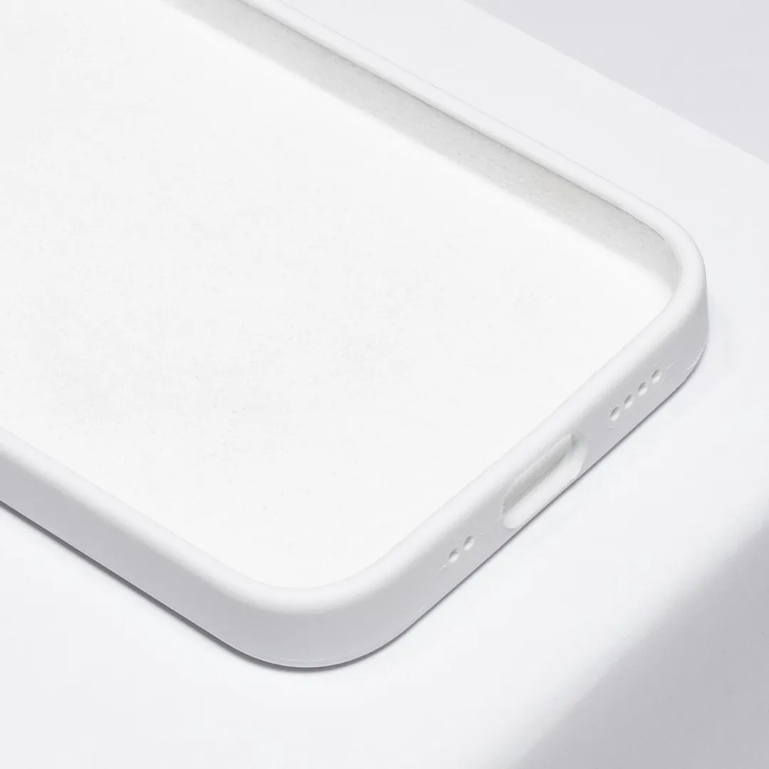 BMAX Siliconen Hoesje iPhone 12 Mini - Wit - BMAX249921