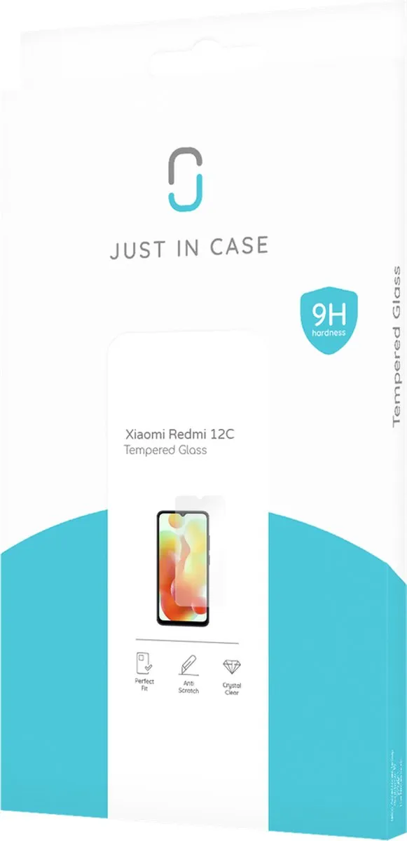 Just in Case Xiaomi Redmi 12C Tempered Glass - 1 Stuk