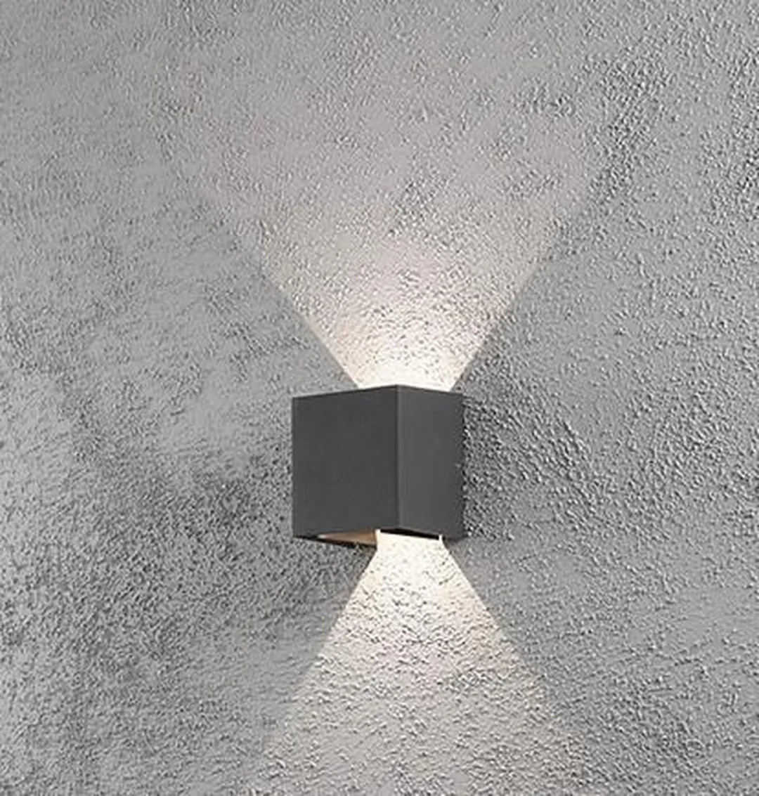Konstsmide Cremona Spotlamp Buiten L - 2-lichts LED 3000K - Antraciet