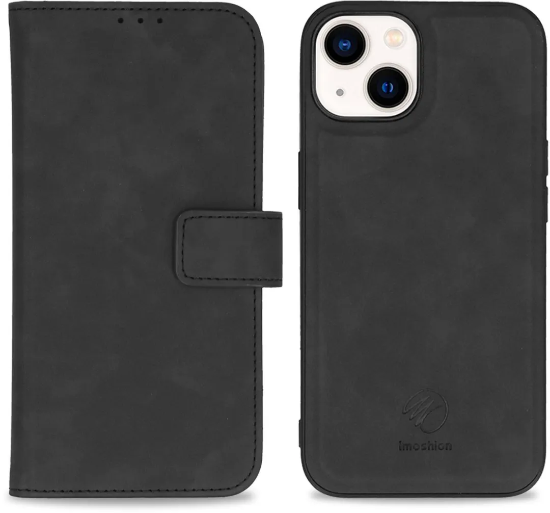 Imoshion Hoesje iPhone 14 2-in-1 Bookcase - 3 Pasjes - Zwart
