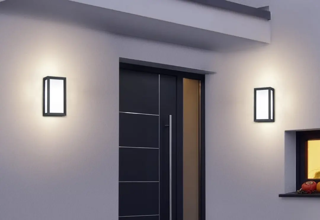 Trio Timok Buiten Wandlamp E27 IP54 - Antraciet - afbeelding 6 van 6