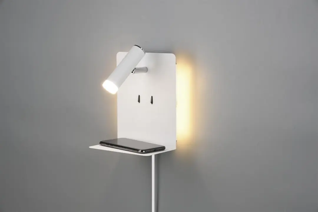 TRIO ELEMENT - Wandlamp - Wit mat - incl. 1x SMD 3 W - Dimbaar met schakelaar - In hoogte verstelbaar - Niet dimbaar - afbeelding 5 van 6