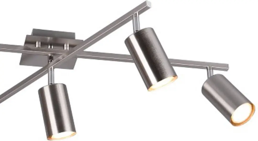Trio Marley 612400507 Plafondlamp 5-lamps - Nikkel - afbeelding 3 van 4