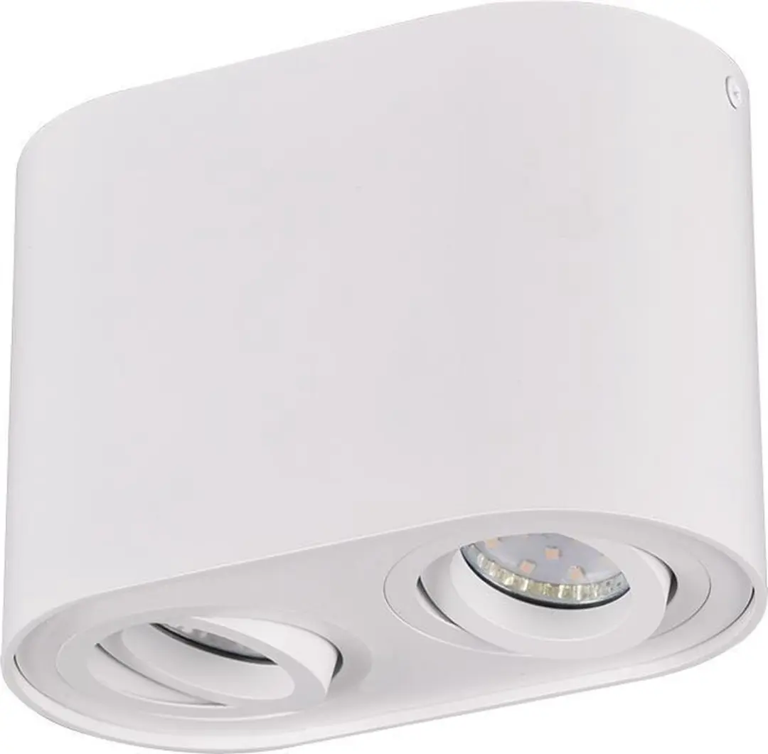 Trio Cookie Plafondlamp 2-lichts - Wit mat - afbeelding 2 van 6