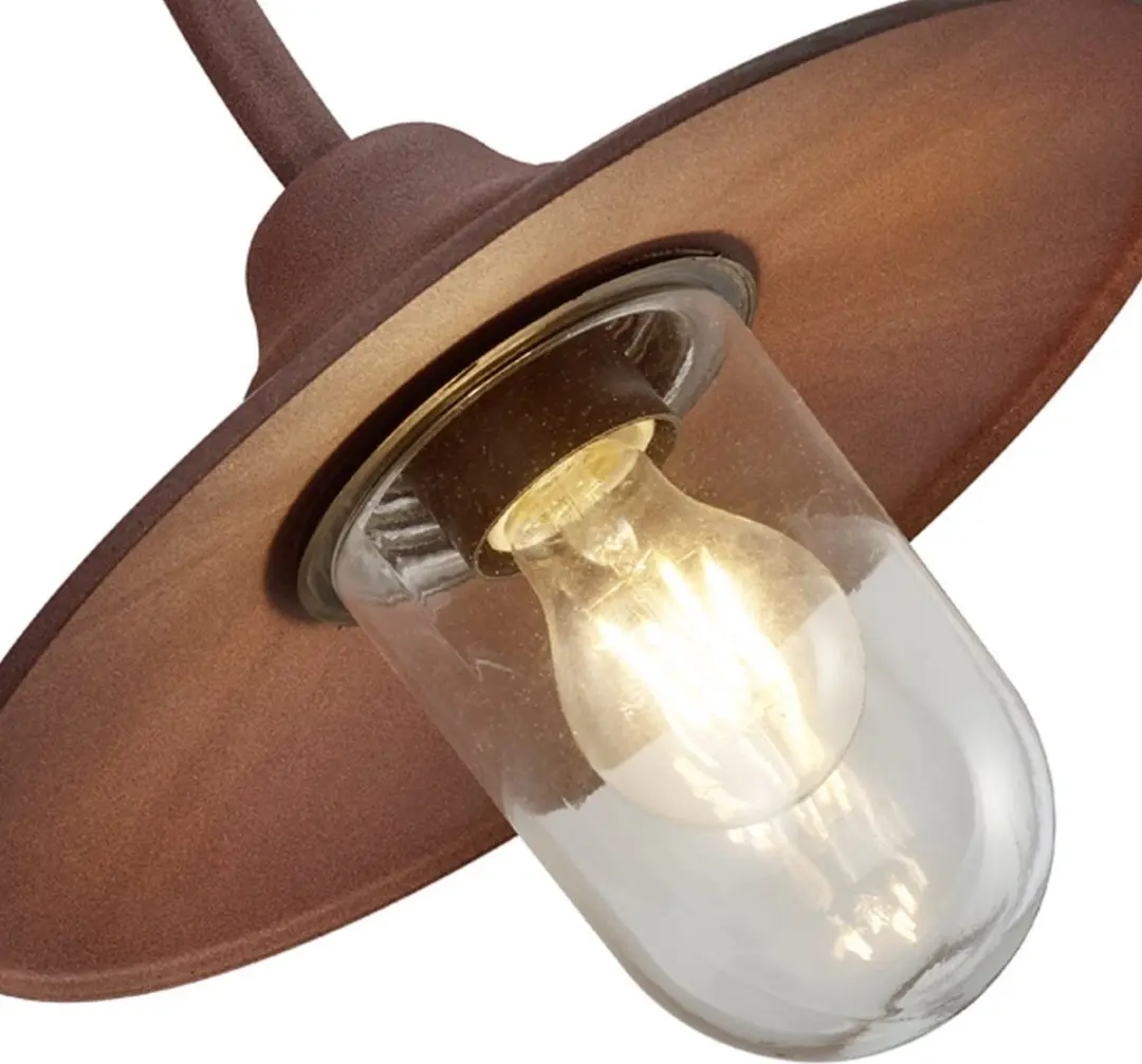 TRIO BRENTA - Wandlamp - Roestkleur - excl. 1x E27 40W - Buitenlverlichting - IP44 - afbeelding 5 van 5