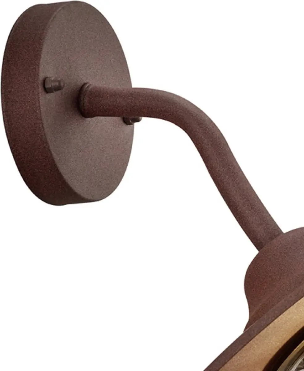 TRIO BRENTA - Wandlamp - Roestkleur - excl. 1x E27 40W - Buitenlverlichting - IP44 - afbeelding 4 van 5