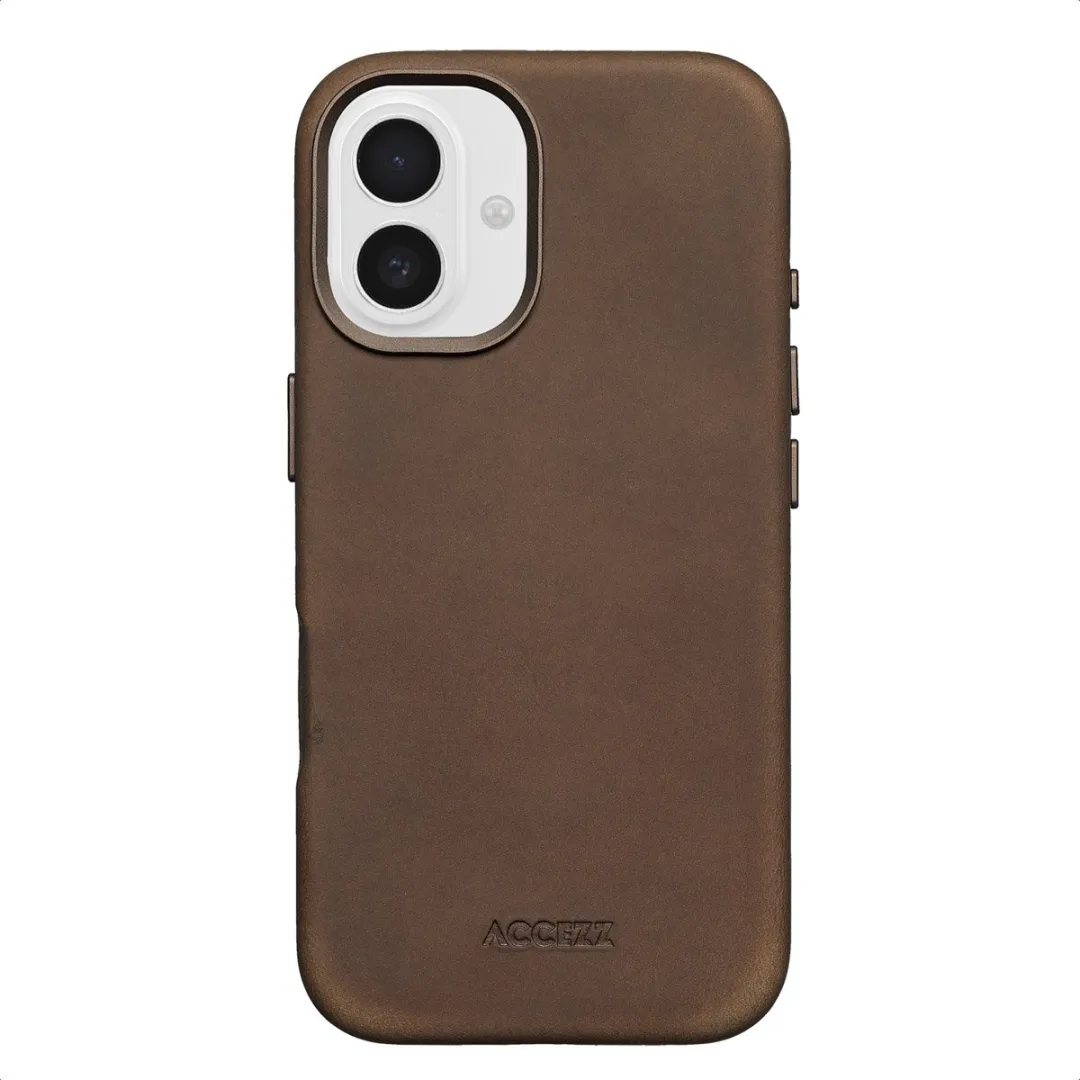 Accezz Hoesje iPhone 16 Vintage Leather