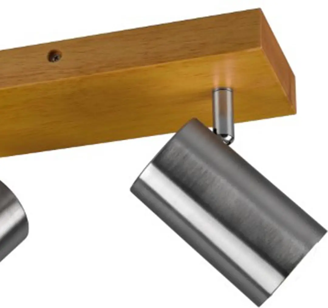 Trio Marley Plafondspot 2-lamps Nikkel Mat - afbeelding 2 van 4