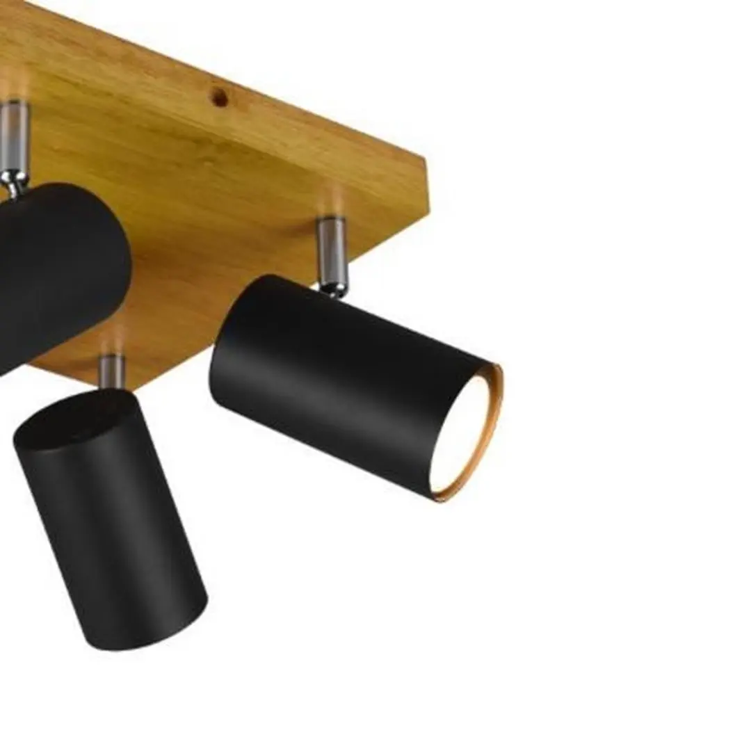 Spot Trio Leuchten Marley - Zwart - afbeelding 6 van 6