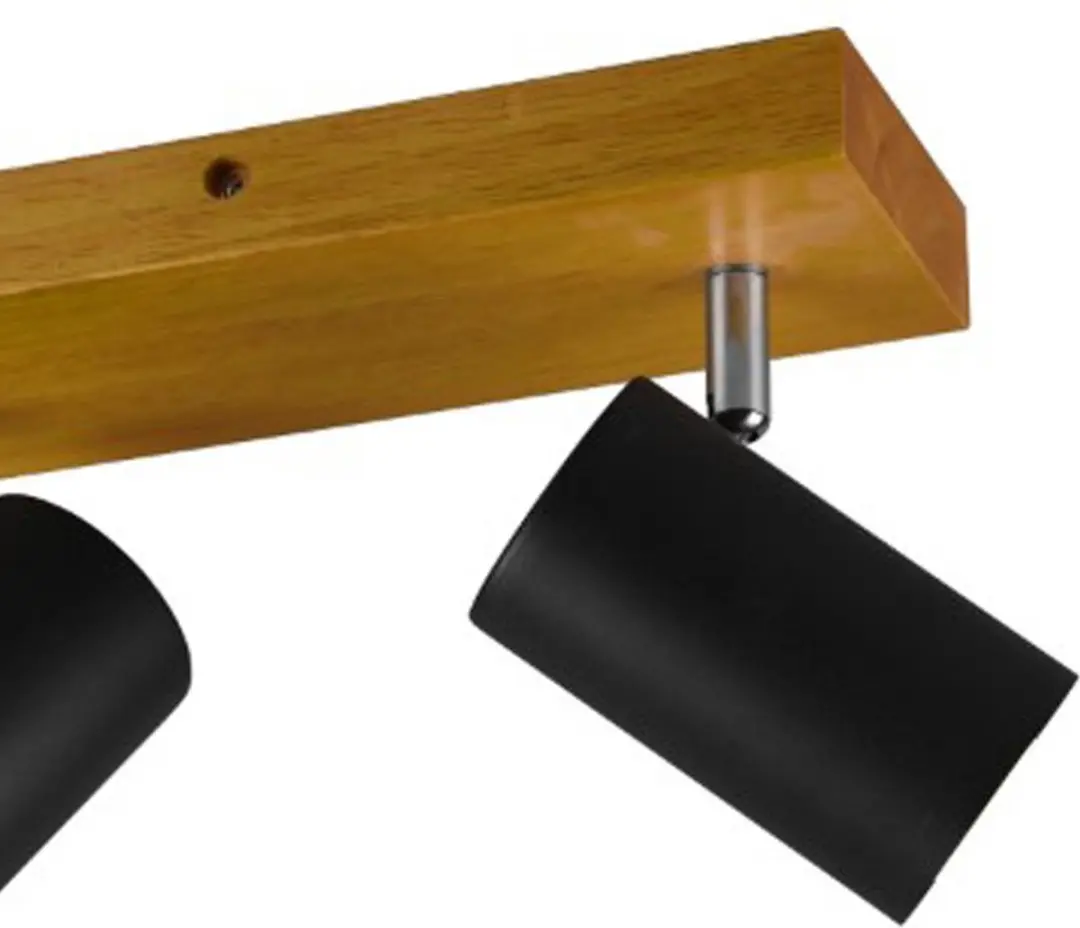 Spot Trio Leuchten Marley - Zwart - afbeelding 5 van 6