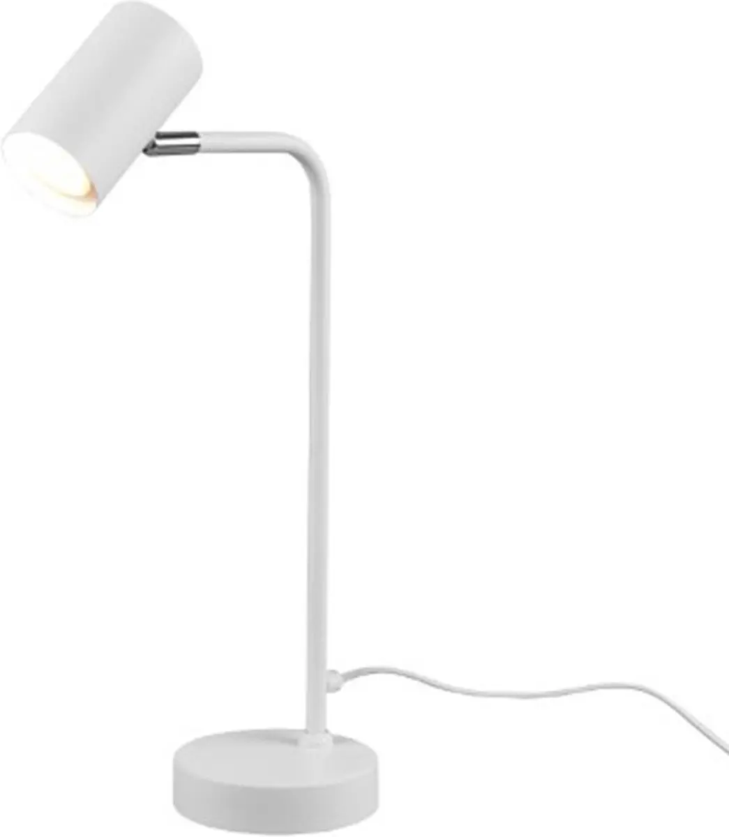 Trio Marley 512400131 Tafellamp - Wit Mat - afbeelding 3 van 6