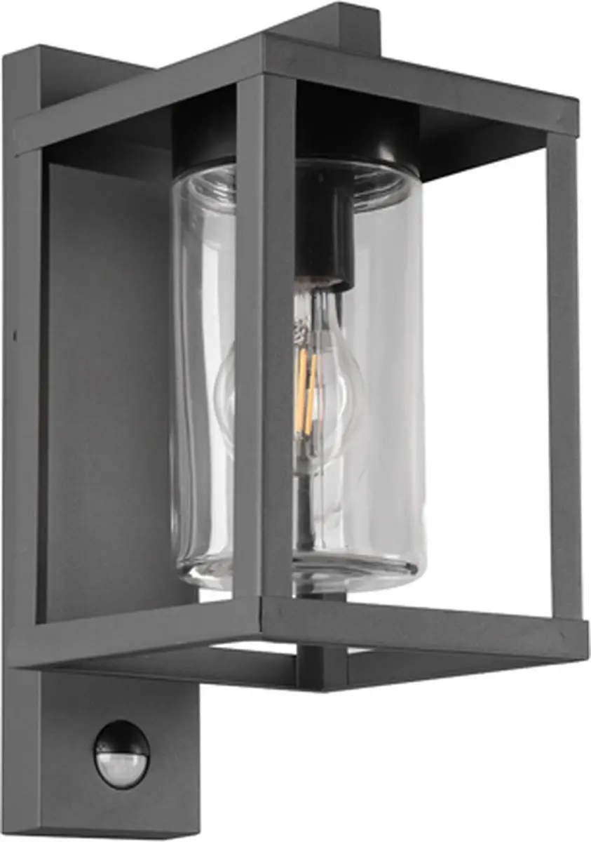 Trio Lunga Buitenwandlamp - E27 - IP44 - Antraciet - afbeelding 2 van 6