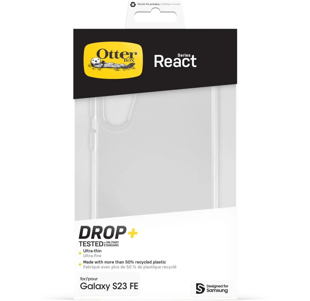 OtterBox React 77-94250 Hoesje - Samsung Galaxy S23 FE - Transparant