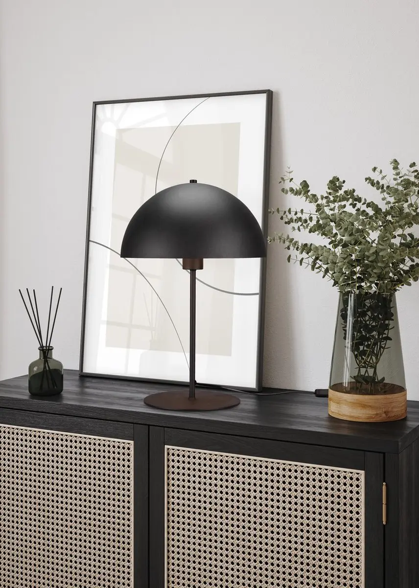 Trio NOLA Tafellamp E27 - Zwart mat - afbeelding 4 van 6