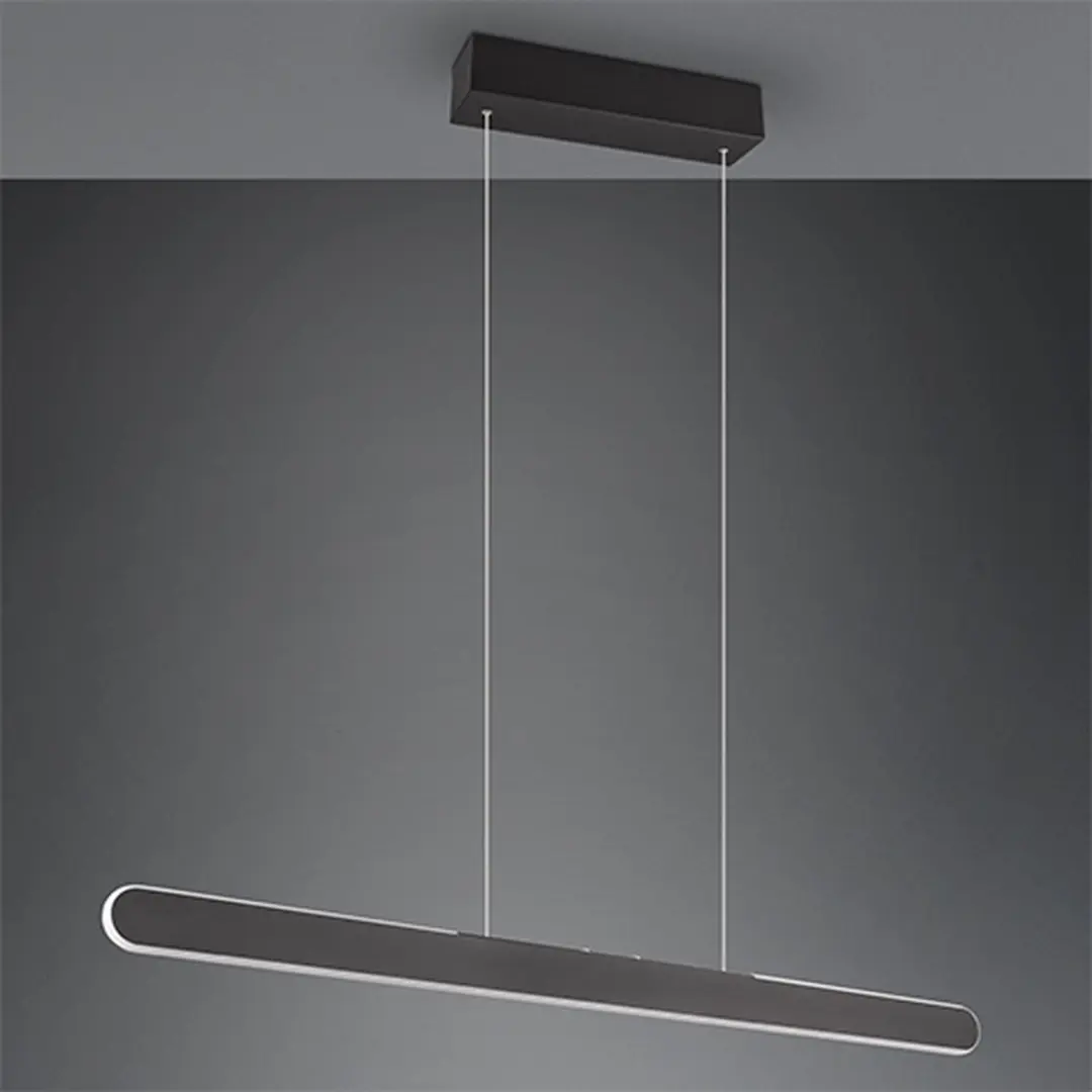 Trio Helios Hanglamp - 28W LED - Zwart Mat - afbeelding 6 van 6