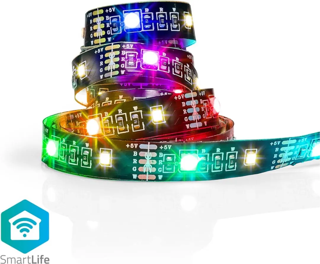 Nedis SmartLife LED Strip RGB/Warm Wit 2m - Controller - App-bestuurbaar