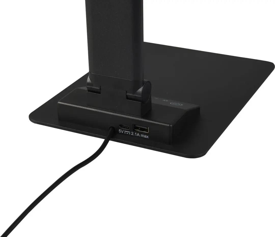 Trio Travis LED Tafellamp - 6,5W - Zwart Mat - afbeelding 2 van 4