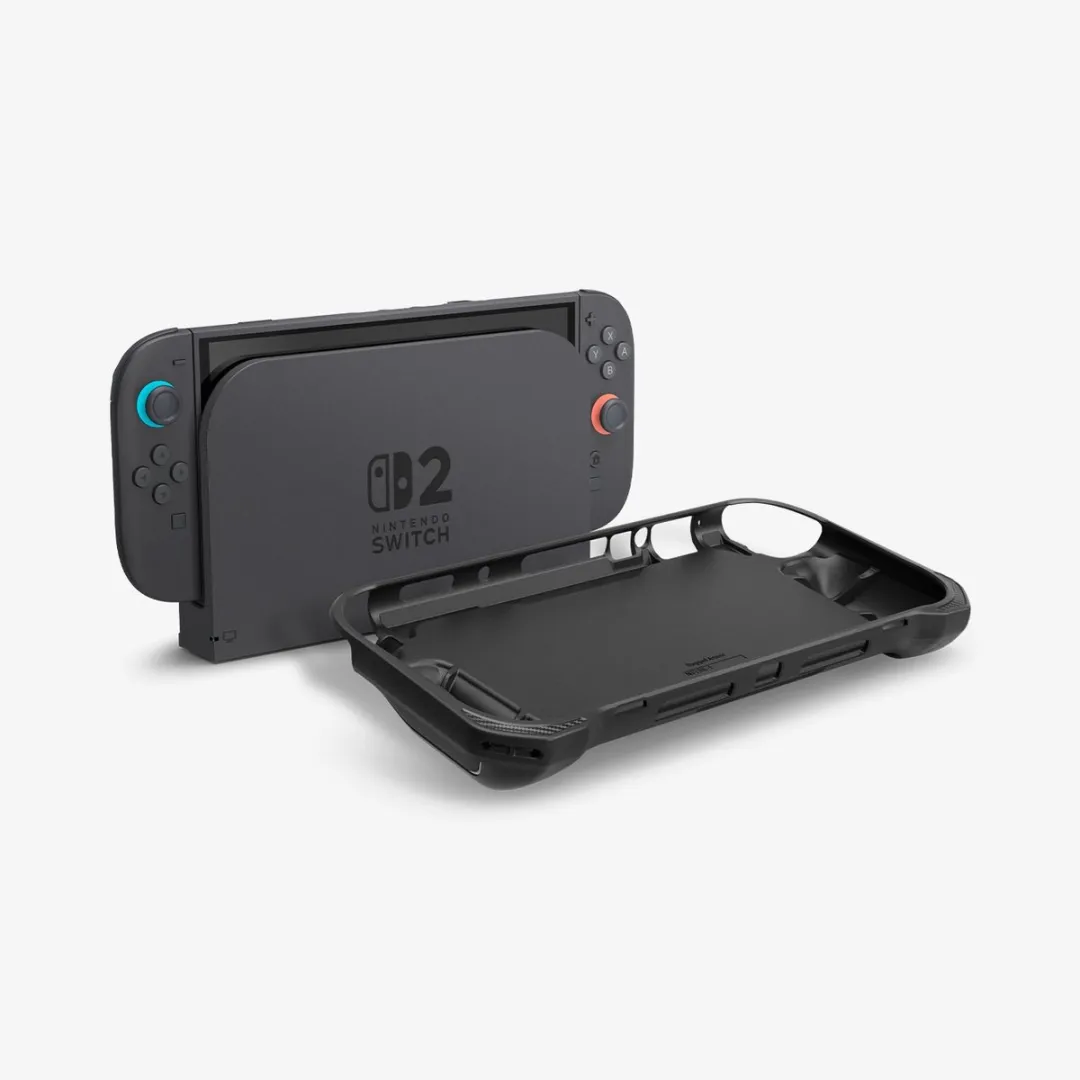 Spigen Rugged Armor ACS09075 Hoes Nintendo - Zwart - afbeelding 6 van 6