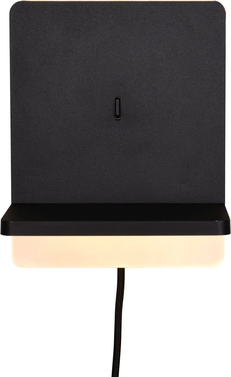 Trio Fairfield 248670132 Wandlamp - Zwart Mat - afbeelding 4 van 5