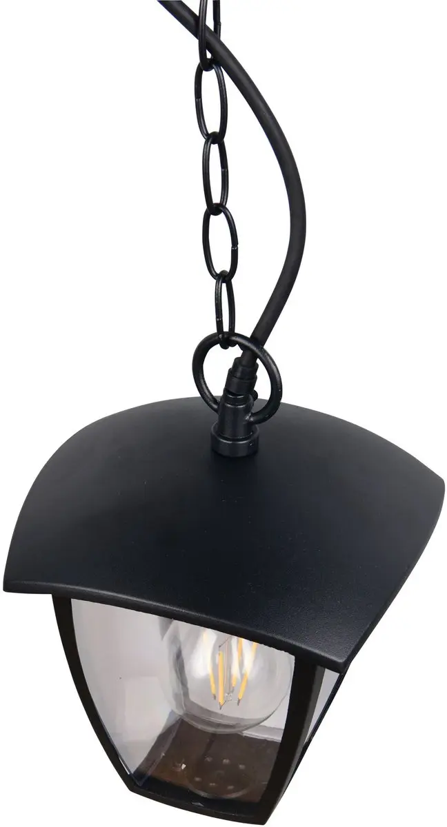 Trio Venta Buiten Hanglamp - IP44 - E27 - Zwart Mat - afbeelding 2 van 3