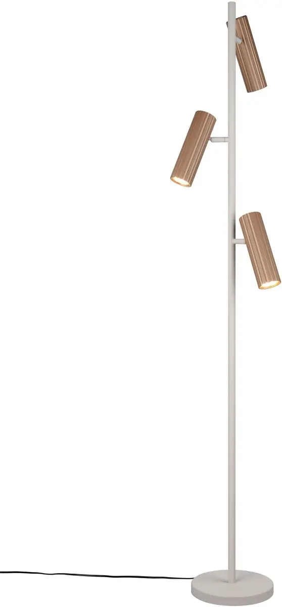 Trio Soka Vloerlamp 3-lamps - Mokka - afbeelding 2 van 4